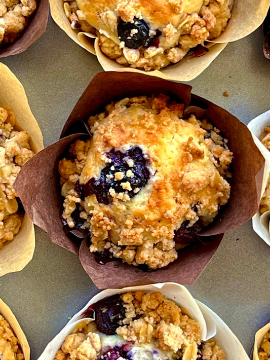 6 Freshly Baked Muffins