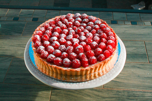 9" Lemon and Rasperry Tart