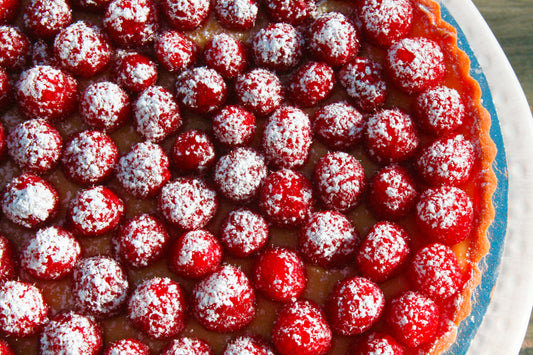 9" Lemon and Rasperry Tart