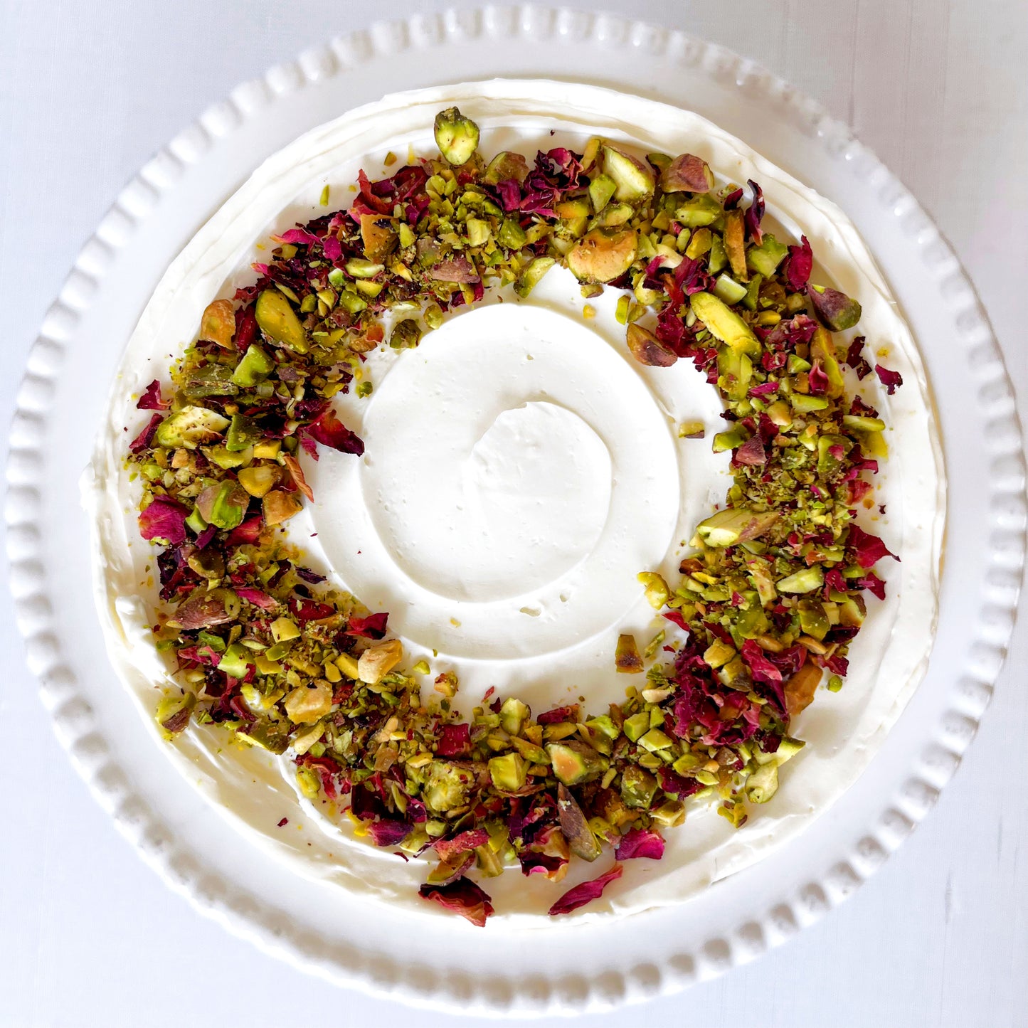 Pistachio and Rose Cake