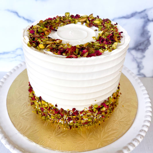 Pistachio and Rose Cake