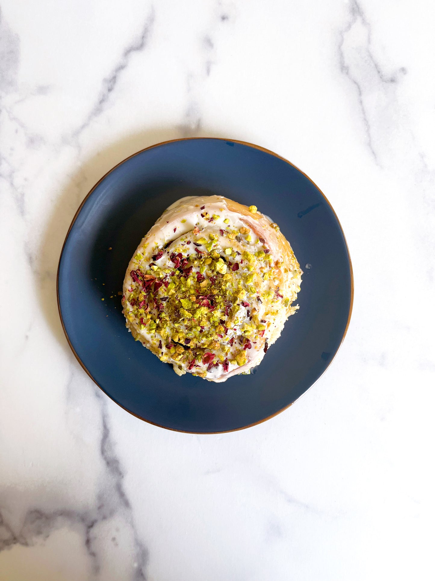Pistachio & Rose Cinnamon Rolls