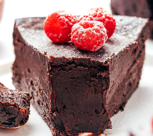 GLUTEN-FREE Dark Chocolate Truffle Torte (9 inch diameter)