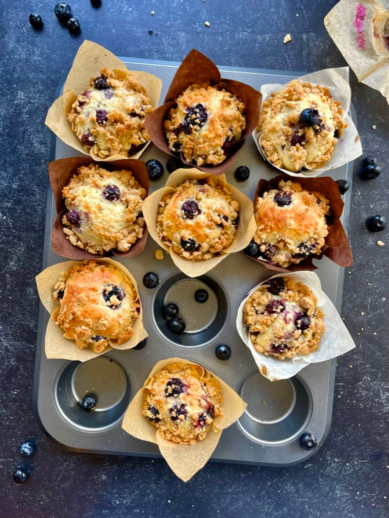 6 Freshly Baked Muffins