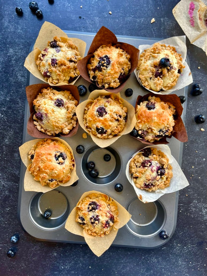 6 Freshly Baked Muffins