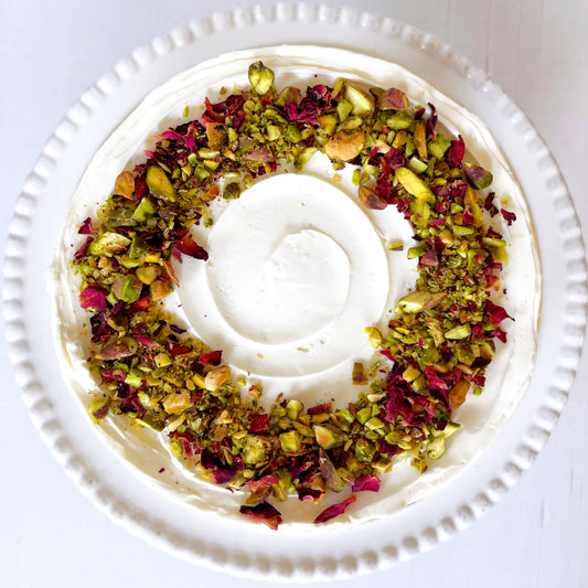 Pistachio and Rose Cake