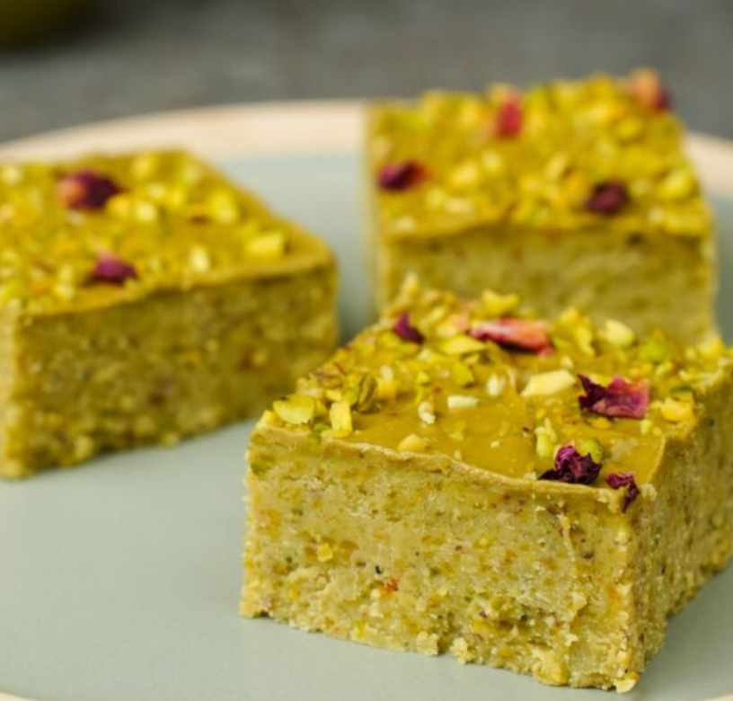 Pistachio Burfi