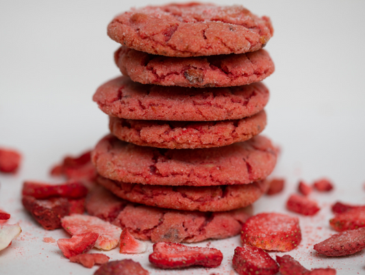 12 Strawberry Sugar Cookies
